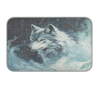 Ewusp Cool Wolf - Alfombrilla de refrigeración para perro, 60 x 98 cm, resistente a los arañazos, alfombrilla fresca para mascotas, almohadilla de cama de seda de hielo para verano para perros y gatos