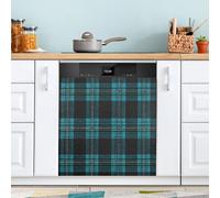 Ewusp Cubierta magnética para lavaplatos, lavadora, puerta de lavavajillas, color verde azulado, calcomanía magnética para electrodomésticos, decoración del hogar, cocina, granja, 58,42 x 66,04 cm