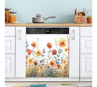 Ewusp Cubierta magnética para lavavajillas, Placa de Cocina, Lavadora, Puerta de Lavadora, Pegatina magnética para electrodomésticos, decoración del hogar, Cocina, Granja, 58 cm de Ancho x 66 cm de