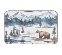 Ewusp Cute Bear Dog - Alfombrilla de refrigeración para mascotas, 60 x 98 cm, resistente a los arañazos, alfombrilla fresca de seda de hielo para dormir para perros y gatos