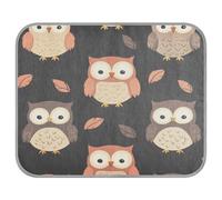 Ewusp Cute Owls - Alfombrilla de refrigeración para perro, 50 x 70 cm, resistente a los arañazos, alfombrilla fresca para mascotas, almohadilla de cama de seda helada, almohadilla de verano para