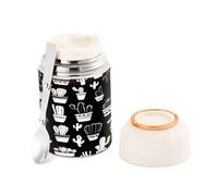 Ewusp Frasco de comida de cactus para adultos, 500 ml, acero inoxidable, doble pared, aislado al vacío, tarro de alimentos con cuchara plegable, sin BPA, recipiente de sopa a prueba de fugas