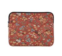 Ewusp Funda protectora para portátil de 40 x 30 x 2 cm, resistente al agua, a prueba de golpes, con diseño de flores coloridas