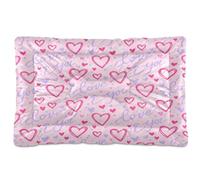 Ewusp Hearts Love You - Cama calmante para perros pequeños, medianos y grandes, lavable, colchón suave y acogedor para mascotas con parte inferior antideslizante, 91 x 60 x 6 cm
