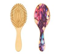 Ewusp Lindo cepillo de pelo desenredante de dragón para mujeres y hombres, antiestático y desenredante, cepillo de pelo húmedo y seco para tipos de cabello rizado, grueso, ondulado y fino