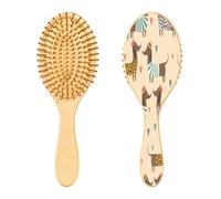 Ewusp Lindo cepillo para desenredar el pelo de perro para mujeres y hombres, antiestático y desenredante, cepillo de pelo húmedo y seco para tipos de cabello rizado, grueso, ondulado y fino