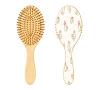 Ewusp Lindo cepillo Shiba Inu para desenredar el pelo de perro para mujeres y hombres, antiestático y desenredante, cepillo de pelo húmedo y seco para tipos de cabello rizado, grueso, ondulado y fino