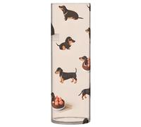 Ewusp Lindo jarrón para perros para ramo de flores, moderno y decorativo, jarrón de plástico con forma de cilindro para centros de mesa, sala de estar, cocina, oficina, boda