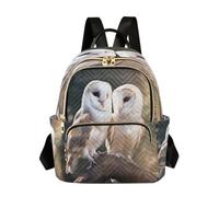 Ewusp Mini mochila de búho para mujer, acolchada, pequeña, a la moda, ligera, de viaje, casual, bolsa de hombro, a, 29x15.5x36cm, moderno