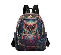 Ewusp Mini mochila de búho para mujer, acolchada, pequeña, a la moda, ligera, de viaje, casual, bolsa de hombro, a, 29x15.5x36cm, moderno