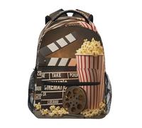 Ewusp Mochila de viaje de cine para hombres y mujeres, mochila ligera para laptop universitaria, bolsa de computadora de negocios, bolsa de hombro, mochila casual