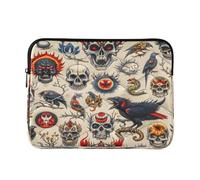 Ewusp Old School Tattoo - Funda protectora para portátil de 40 x 30 x 2 cm, impermeable, a prueba de golpes, bolsa de transporte para ordenador portátil