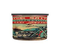 Ewusp Póster vintage con diseño de motocicletas, recipiente hermético para café, 500 ml, acero inoxidable, tarro de almacenamiento de alimentos, recipiente sellado para café, frijoles, té, azúcar