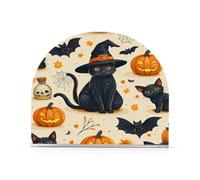 Ewusp Servilletero acrílico de calabaza de Halloween para mesa, soporte independiente para servilletas de cóctel, dispensador de pañuelos de papel para restaurante, cocina, bar, accesorios