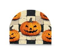 Ewusp Servilletero acrílico de calabazas de Halloween para mesa, soporte independiente para servilletas de cóctel, dispensador de pañuelos de papel para restaurante, cocina, bar, accesorios