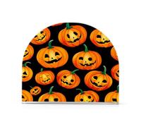 Ewusp Servilletero acrílico de calabazas de Halloween para mesa, soporte independiente para servilletas de cóctel, dispensador de pañuelos de papel para restaurante, cocina, bar, accesorios