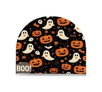 Ewusp Servilletero acrílico de Halloween Boo para mesa, soporte independiente para servilletas de cóctel, dispensador de pañuelos de papel para restaurante, cocina, bar, accesorios