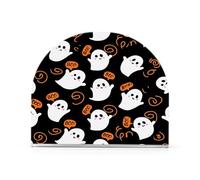 Ewusp Servilletero acrílico de Halloween Boo para mesa, soporte independiente para servilletas de cóctel, dispensador de pañuelos de papel para restaurante, cocina, bar, accesorios