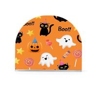 Ewusp Servilletero acrílico de Halloween Boo para mesa, soporte independiente para servilletas de cóctel, dispensador de pañuelos de papel para restaurante, cocina, bar, accesorios