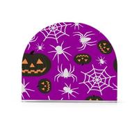 Ewusp Servilletero acrílico Happy Halloween para mesa, soporte independiente para servilletas de cóctel, dispensador de pañuelos de papel para restaurante, cocina, bar, accesorios