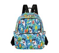 Ewusp Sharks - Mini mochila para mujer, acolchada, pequeña, a la moda, ligera, informal, para viajes, a, 26x13x32cm, moderno