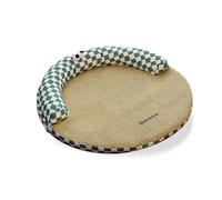 EWUYKMC Spring and Summer Pet mats, enclosures, Wicker Woven Cat beds, Cool mats, Small and Medium-Sized Teddy Dog beds, Cat and Dog Bedding Supplies, XL-50CM