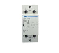 EWWFGUR CHNIT NCH8 Contactores de CA domésticos con Carril DIN 220V/230V 500V~ 2P 40A 63A Contactor de CA Modular(NCH8-40A-20 2NO)