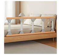 EWWIG Barandillas de cama para adultos mayores, plegable, barra de asistencia de metal, protector de caída de noche, ayuda para entrar y salir de la cama, uso en el hogar del hospital (110 cm)