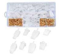 Ewwtrey 380 Piezas Conectores Tubo Termoretractil, Bloque de Terminales Automotriz, Terminales Cables Electricos Kit Conectores Eléctricos para Motocicleta, Coche, Camión, Scooter, Barcos