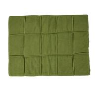 Ewxdghy Pet Square Grid Thicken Velvet Comfortable Mat Pad, Small Dog Cat Bed, Soft Anti - Slip Pet Mat with Durable Design, All Seasons Cozy Sleeping Pad for Small Pets (S)