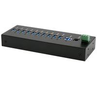 EX-11230HMS 10 Puertos USB 3.2 Gen 1 HUB DIN Rail Kit y Pared Via VL811+ Chipset