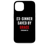 Ex-Sinner Saved by Grace - Ephesians 2:8 Faith Bible Verse Carcasa para iPhone 13