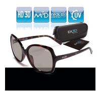 EX3D Mujer 3D Gafas Pasivo Retro Polarizadas para HD 3D-TV Beamer Cine Reald
