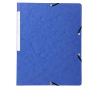 Exacompta 55412E - Pack de 10 carpetas con goma, color azul