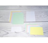 Exacompta 10 Estuches 100 Fichas Lisas Blancas 105 x 148 mm