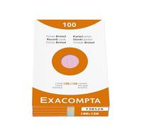 Exacompta 10 Estuches 100 Fichas Rayadas 100 x 150 mm Surtidas