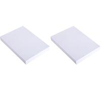 Exacompta - 10700SE - Paquete de 200 tarjetas en papel de aluminio - puntos de cartulina sin perforar - formato 74 x 105 mm - papel Clairefontaine certificado PEFC - color blanco