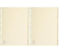 Exacompta - 1126E - Separadores en cartulina FSC® 155g/m2 marfil con 26 pestañas impresas alfabéticamente de la A a la Z - Formato a archivo A4 - Dimensiones 22,5 x 29,7 cm - color marfil
