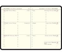 Exacompta 130802E - Agenda semanal de bolsillo La Semaine Planifiée 13 Winner - 9 x 13 cm - Enero a Diciembre 2025 - Color terracota