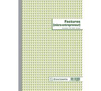 Exacompta 13291E Manifold Factures 50 Feuillets 29,7 x 21 cm