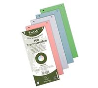 Separador archivo Exacompta din a4 sin taladros con 100 separadores cartulina color surtidos