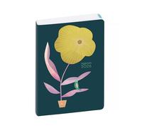 Exacompta - 1510152E - Agenda de bolsillo diario - 1 día a página - Mini Labo EasyDay - Manta suave - 10 cm x 15 cm - Enero de 2023 a diciembre de 2023 - Diseño Mimosa