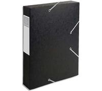 Exacompta 16016H - Carpeta de proyecto con goma, color negro