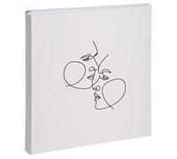 Exacompta - 16079E - Álbum de fotos libro ART - 300 fotos - 60 páginas en blanco - formato 29 x 32 cm - tapa imitación piel marfil mate con marcaje brillante