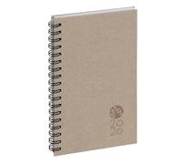 Exacompta 162226E - Agenda de bolsillo Eurotime 16S espiral Forever reciclado 9 x 16 cm semana enero a diciembre 2026 - Lino