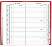 Exacompta 162922E Exaplan - Recarga Agenda Planning mensual de bolsillo, 16-9 x 16 cm, enero a diciembre de 2025