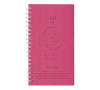 Exacompta 164475E - Agenda de bolsillo SAD 16 W Linicolor - 9 x 16 cm - Semana 16 meses - Septiembre 2023 a diciembre 2024 - Color rosa