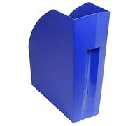 Exacompta 180101D - Revistero para documentos en formato A4 +, de gran capacidad y estable. - 292x110x320 mm - THE MAGAZINE - Azul cobalto