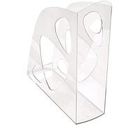 Exacompta - 18123D - Juego de 10 revisteros ECOMAG - Dimensiones 24,8 x 7,7 x 25,7 cm - Revisteros para documentos en formato A4 y A4 maxi - Color cristal