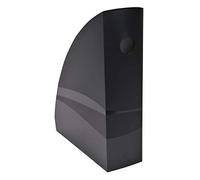 Exacompta - 182014D - Juego de 6 revisteros MAG CUBE - Certificado Blue Angel - Dimensiones 26,6 x 8,2 x 30,5 cm - Para documentos en formato A4 y A4 maxi - 25 años de garantía - Color negro